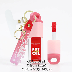 Olio Labbra Trasparente Lucido con Etichetta Privata, Portachiavi Personalizzato, Logo Personalizzato, Vegano, Volumizzante, Idratante, Mini Lucidalabbra OEM ODM, Ingrosso per Brand di Bellezza - Product Image 2
