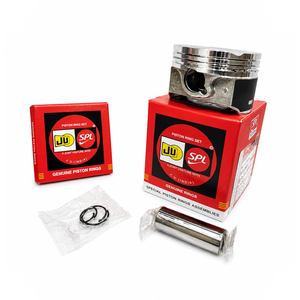 Kit d'assemblage de piston pour Bajaj Pulsar NS160 58,00 mm, segment de piston OEM avec revêtement au molybdène, STD, en alliage premium, kit de réparation de moteur de moto - Product Image 1