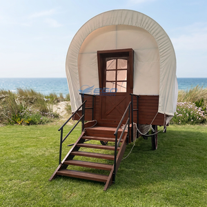 Carroza de Glamping de Madera con 4 Ruedas para Hotel y Exteriores XCEGO, Estructura de Acero, Eléctrica, de Lujo, con 1 Año de Garantía, Venta al Por Mayor - Product Image 1