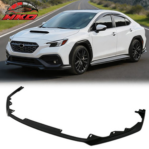 Convient pour Subaru WRX 5ème génération VB 2022-2026, lèvre de pare-chocs avant style STI, non peinte, noire - Product Image 1
