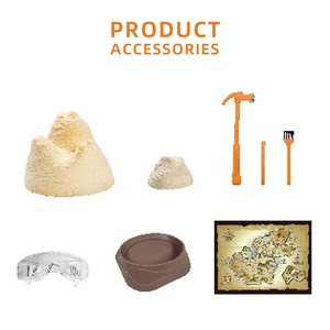 Nuevo Kit de Excavación de Gemas con 3 Temáticas, Juego de Excavación Arqueológica, Juguete Educativo <span class=keywords><strong>STEAM</strong></span> de Ciencia para Niños, Juego de Exploración - Product Image 2