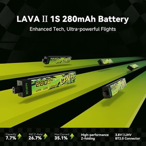 Batería BETAFPV Lava II 1S 280/320/480/580/680mAh 3.8V 95C LiHV BT2.0 para Dron FPV Tiny Whoop Cetus Air65 Meteor65 Pro - Product Image 4