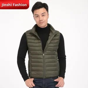 مخصص الرجال ضئيلة تناسب أسفل سترة المألوف بطة بيضاء أسفل عارضة الشتاء ارتداء الخارجي Dongzhan دافئ أنيق زائد حجم صدرية - Product Image 1