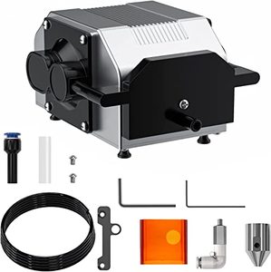 Kit de Bomba Asistida por Aire para Corte Láser, Caudal Ajustable de 30 Litros/minuto, Corte Más Profundo y Rápido, para Plantas de Manufactura y Hoteles - Product Image 1