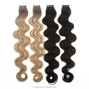 Extension per Capelli Umani con Nastro Adesivo Yuanzhen, Capelli Vergini Remy Russi a Doppia Trama - Product Image 2