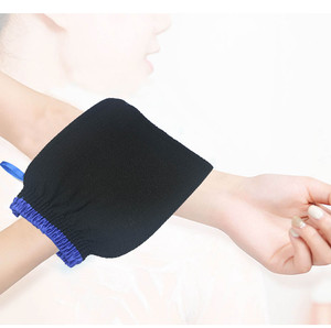 Guanto biodegradabile in viscosa in fibra di viscosa esfoliante guanto per la pulizia del corpo Spa guanto in fibra di viscosa per pulire il guanto per esfoliazione pulito - Product Image 1