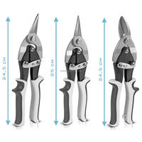 DIY OEM Ciseaux à tôle Set 3 Coupe droite gauche et droite Coupe professionnelle Action Aviation Snip Chine