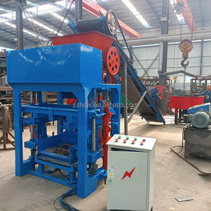 Máquina Semi-Automática de Fabricação de Blocos de Concreto QTJ4-40, Máquinas para Fabricação de Tijolos Oco à Venda - Product Image 4