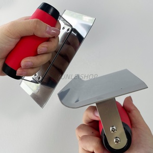 Lot de 2 outils en acier inoxydable pour cloisons sèches et béton, séparateur et outil de rayonnage pour bordures, rainurage et finition - Product Image 4