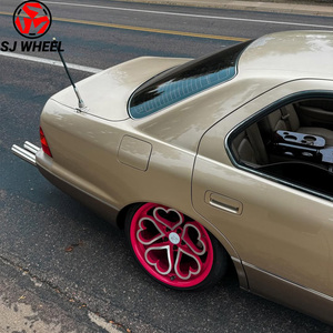 Jantes personnalisées 2 pièces en promotion Rose/Chrome taillé diamant, Jantes Chrome Hearts Cupid Loves the AMOUR 17 18 19 20 22 pouces pour Audi Lexus BMW Honda - Product Image 6