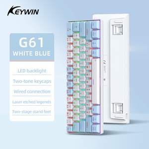 <span class=keywords><strong>Clavier</strong></span> de jeu filaire 61 touches, disposition 60%, version anglaise, rétroéclairage LED, <span class=keywords><strong>clavier</strong></span> mécanique, vente directe d'usine - Product Image 3