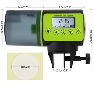 OEM ODM 자동 물고기 피더 방습 자동 물고기 피더 수족관 탱크 타이머 피더 물고기 음식 디스펜서 - Product Image 6