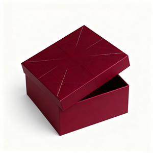 Boîte à montre et à <span class=keywords><strong>bijoux</strong></span> en velours recyclable de luxe conçue sur mesure par l'usine, avec couvercle ciel et terre, emballage cadeau avec mousse - Product Image 3