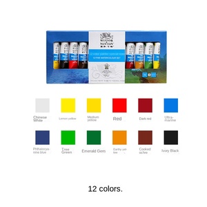 Windsor <span class=keywords><strong>Newton</strong></span> 10ml juego de pintura de acuarela 12/24/36 colores para lienzo pintura arte al por mayor - Product Image 6