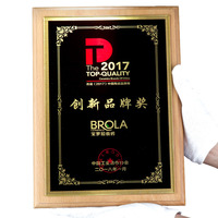 Plaque d'honneur de trophée en bois MDF personnalisé populaire certificat d'autorisation de gravure créative