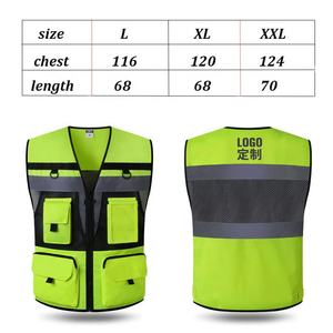 Gilet de sécurité haute visibilité Gilet de travail réfléchissant orange pour vêtements de travail de <span class=keywords><strong>superviseur</strong></span> de construction <span class=keywords><strong>d</strong></span>'<span class=keywords><strong>entrepôt</strong></span> - Product Image 6