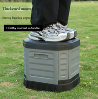 Toilette pliante pour adultes, portable, pliable, pour les situations d'urgence, les voyages, les camping-cars, robuste, pour le camping et les activités de plein air