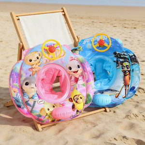 Flotador Inflable para Bebés con Diseño de Dibujos Animados, Asiento de PVC Reforzado para Piscina, Parque Acuático, Natación Infantil - Product Image 1
