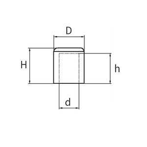 圆管保护盖平盖3毫米硅橡胶端盖 - Product Image 2