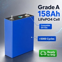Sel Baterai LiFePO4 158Ah Grade A 3.2V untuk Sistem Penyimpanan Energi Surya Rakit BESS 5000 Siklus Deep Cycle OEM