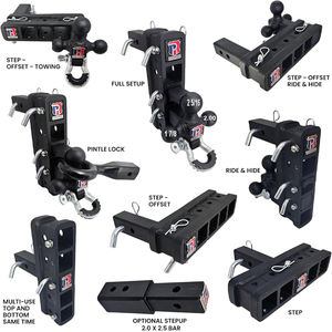 AMBITION 3 Ball Heavy Duty <span class=keywords><strong>Attelage</strong></span> de remorque Acier Multi Task Ball Mount Class V Drop Rise Hitch Tri Ball Drop Hitch Adjustable - Product Image 6