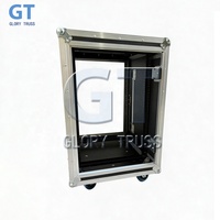 Système de rack antichoc SLAM personnalisé 8U 10U 12U 14U avec porte coulissante pour flight case