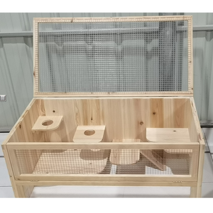 <span class=keywords><strong>Cage</strong></span> en bois pour Hamsters, meubles pour animaux de compagnie - Product Image 5