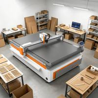 Máquina CNC para Cortar y Ranurar Cartón Corrugado, Plotter para Cartón con Motor, Engranaje y PLC con Certificación CE, 1 Año de Garantía