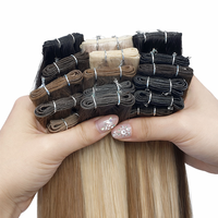 Extensions Genius Weft Cheveux Humains Cheveux Birmans Bruts Lisses Bone Straight Double Drawn