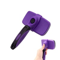 Produit de nettoyage pour animaux de compagnie, brosse à poils en plastique essentielle, peigne à aiguilles, peigne pour enlever les poils de chat et de chien, pour le nettoyage et le bain des animaux de compagnie