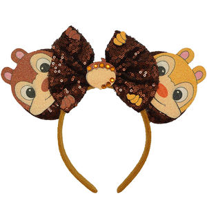 Mode <span class=keywords><strong>Minnie</strong></span> bandeau Sequin souris oreilles bandeau femmes filles <span class=keywords><strong>Mickey</strong></span> bandeau pour fête vacances habiller HB481 - Product Image 4