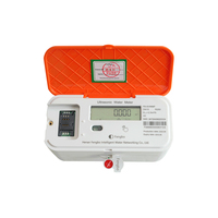 Compteur d'eau à ultrasons DN15/20 IP68 Compteur d'eau numérique prépayé 4G-Cat.1 Lecture de compteur à distance Compteur d'eau intelligent Fabricant OEM