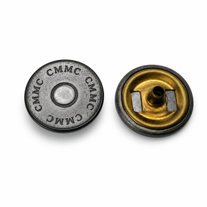 Bouton-pression personnalisé en alliage de zinc doré pour chemise homme, 12 mm, avec logo et motif personnalisés, pour abaya, thobe et vêtements - Product Image 4