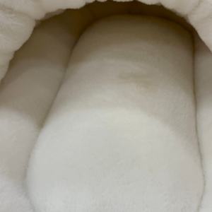 ETRIP PET บ้านสัตว์เลี้ยงอุ่นสบายสำหรับฤดูหนาว บ้านนุ่มสบายสำหรับสัตว์เลี้ยง ป้องกันและให้ความปลอดภัย น่ารัก อบอุ่น เหมาะสำหรับแมวและสุนัข พร้อมผ้าคลุม ใช้ได้ทุกฤดู - Product Image 5