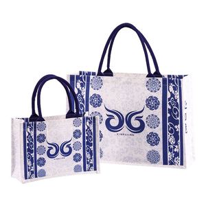 Custom Print Logo Luxury Eco-friendly Handled Shoulder Strap Large <b>Foldable</b> Cotton Covered Film Tote <b>Bag</b> Customized Design Xinxi - Product Image 2