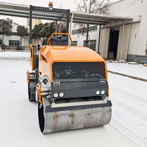 รถบดอัดแอสฟัลต์แบบลูกกลิ้งคู่ไฮดรอลิกเต็มรูปแบบสำหรับงานก่อสร้างถนนใหม่ - Product Image 6
