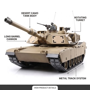 HengLong 3918-1 PRO Abrams métal pistes <span class=keywords><strong>BB</strong></span> Airsoft <span class=keywords><strong>TK</strong></span> 7.0 1:16 IR bataille fumée son télécommande Heng Long RC réservoirs jouet - Product Image 1