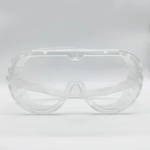 Hochwertige chemische Staubs chutz-PVC-Brille Impact Water Splash Resistant Anti Fog Transparente Entlüftung löcher Schutzbrille