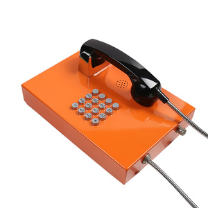 Téléphone d'urgence mural adapté avec clavier pour la communication publique dans les hôtels - Product Image 1
