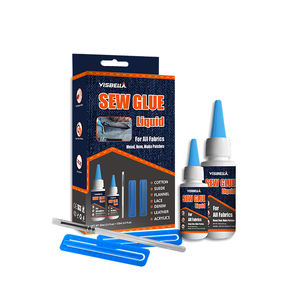 Visbella Sew Glue Liquid 60ML + 120ML <span class=keywords><strong>para</strong></span> <span class=keywords><strong>tela</strong></span> de cuero, reparación de manualidades decorativas, lágrima - Product Image 2