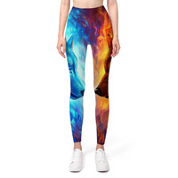 Legging Panda Cetak 3D Baru yang Dapat Disesuaikan untuk Wanita, Celana Yoga Cetak Digital, Slim Fit, Pinggang Tinggi, Pengangkat Bokong
