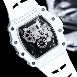 Reloj de Lujo RM 21-02 Tourbillon con Esfera Panda Negra y Blanca, Caja de Fibra de Carbono, Reserva de Marcha de 70 Horas para Eventos VIP y Galas - Product Image 5