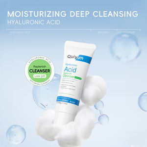 Nettoyant en gel hydratant à l'acide hyaluronique 3-en-1 2024, mousse naturelle anti-âge et anti-imperfections efficace pour démaquiller - Product Image 2