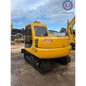 Miniexcavadora Komatsu PC60 de 6t Usada en Venta, Ideal para Excavación de Cimentaciones - 40% Más Barata que Nueva y en Buenas Condiciones - Product Image 4