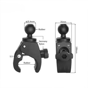 Dual Monitor <b>Clamp</b> Mount for Action Camera and Phone Gopro <b>Clamp</b> Mount with <b>Car</b> Phone Holder - Product Image 2