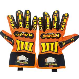 Venta al por mayor de guantes de trabajo de soldadura de protección de seguridad laboral industrial cortos - Product Image 5