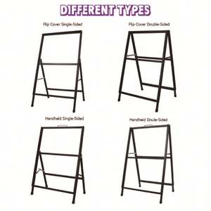 Простые прочные портативные складные Алюминиевые профильные стабильные Стенды для рекламных плакатов - Product Image 2