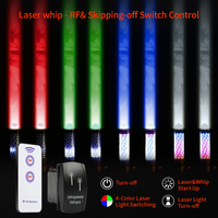 Luces LED Láser Tipo Antena Duraderas para Todoterreno 2026 con Control Remoto por Aplicación, Luces Láser sin Antena para UTV ATV RZR