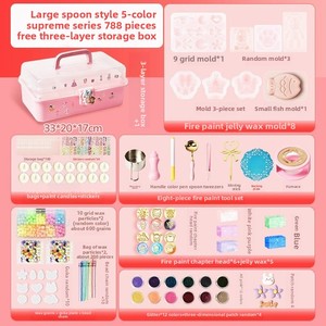 ชุดสีแว็กซ์หัวปั๊มตรา Guka Unisex Mars Seal 12 สี ครบชุด สำหรับงาน DIY  วัสดุพลาสติกแบบใหม่ บรรจุในถุง - Product Image 3