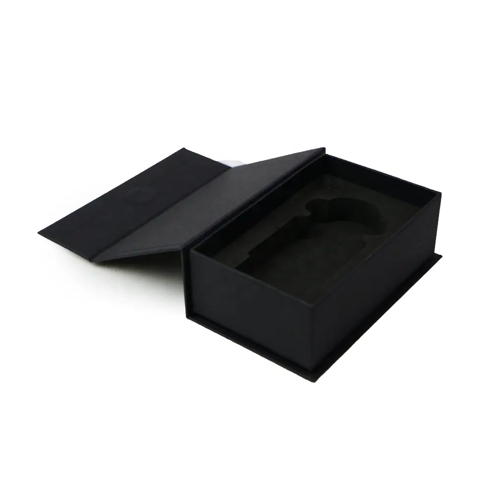 SoftタッチMagnet Enclose Matt Paper Card Box Medical Devices Accessories With Foam Tray Boxes